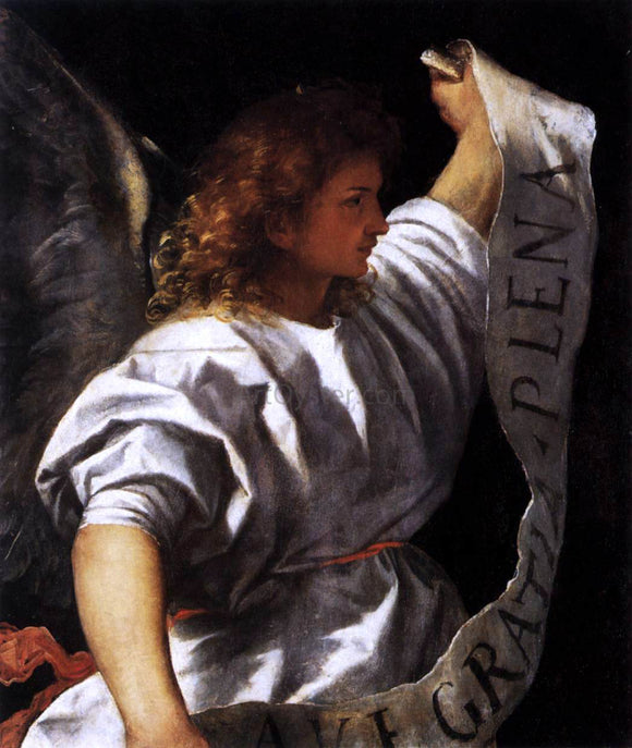  Titian Polyptych of the Resurrection: Archangel Gabriel - Art Print