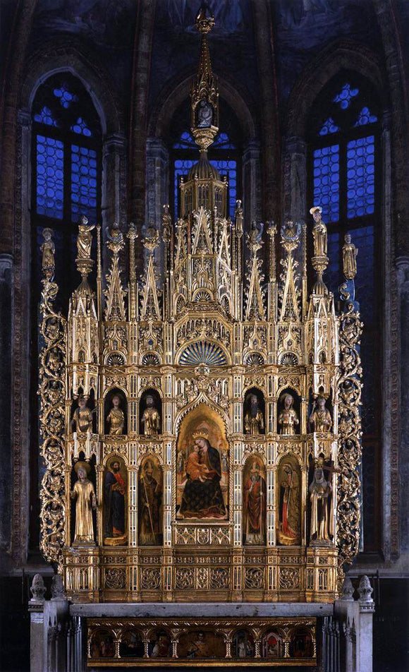  Antonio Vivarini Polyptych of the Virgin - Art Print