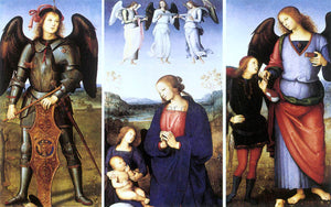  Pietro Perugino Polytych of Certosa di Pavia (details) - Art Print