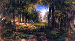  Thomas Moran Ponce de Leon in Florida - Art Print