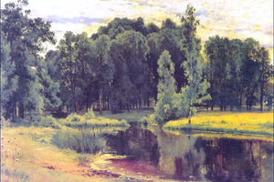  Ivan Ivanovich Shishkin Pond in an Old Park - Art Print