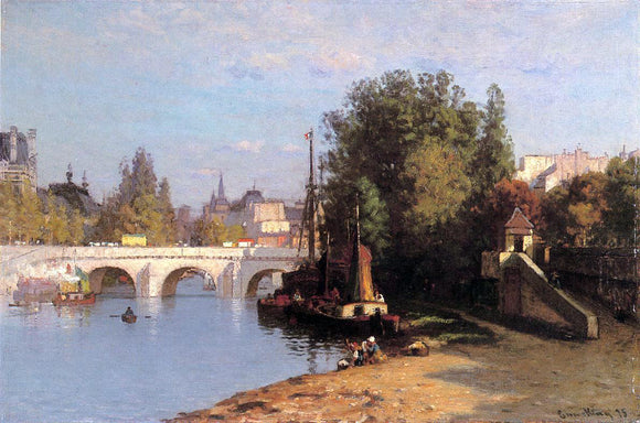  John Joseph Enneking Pont des Arts - Art Print