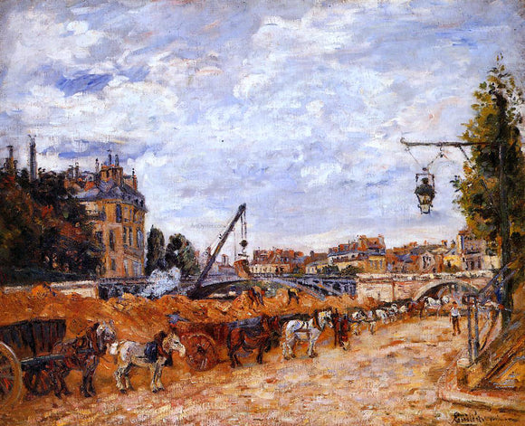  Armand Guillaumin Pont Marie, Quai Sully - Art Print