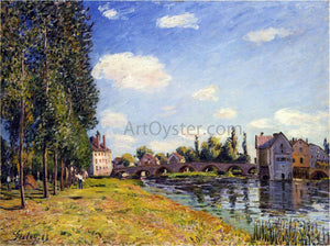  Alfred Sisley Pont Moret in Summer - Art Print