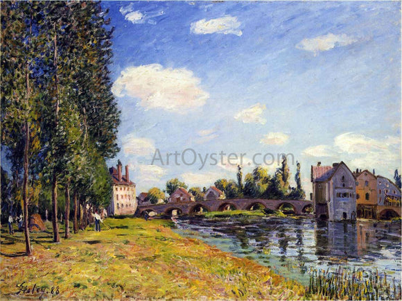  Alfred Sisley Pont Moret in Summer - Art Print