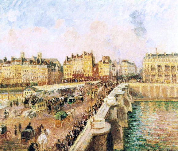  Camille Pissarro Pont Neuf, Afternoon, Sunshine - Art Print