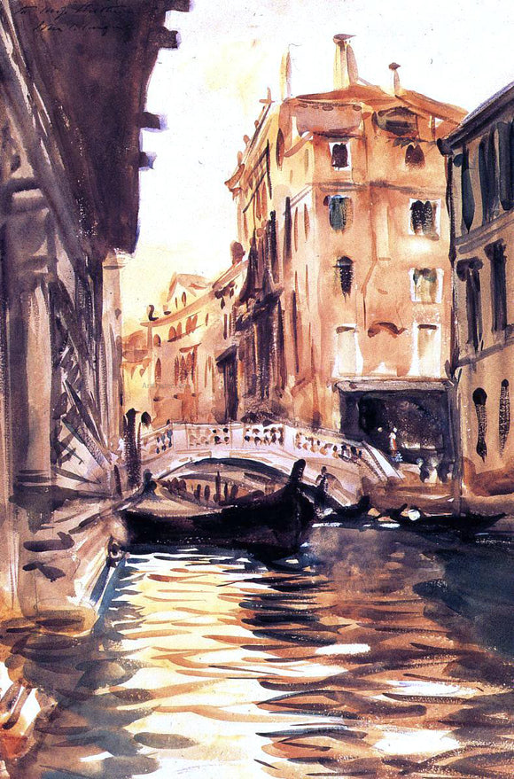  John Singer Sargent Ponte della Canonica - Art Print