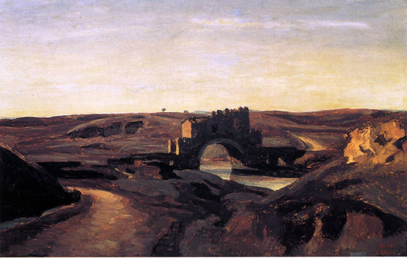  Jean-Baptiste-Camille Corot Ponte Nomentano - Art Print