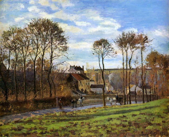  Camille Pissarro Pontoise, Les Mathurins - Art Print