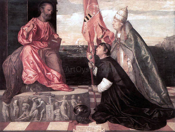  Titian Pope Alexander IV Presenting Jacopo Pesaro to St Peter - Art Print