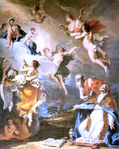  Sebastiano Ricci Pope Gregory the Great Saving the Souls of Purgatory - Art Print
