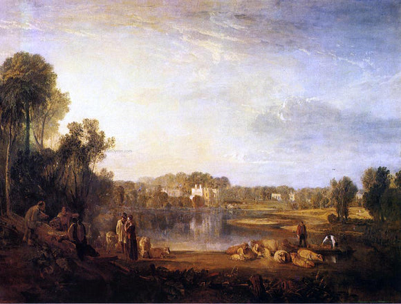  Joseph William Turner Pope's Villa, at Twickenham - Art Print