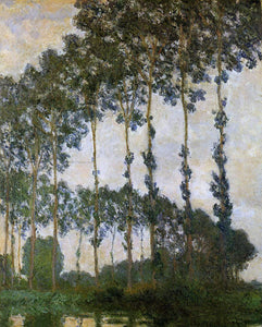  Claude Oscar Monet Poplars near Giverny, - Art Print