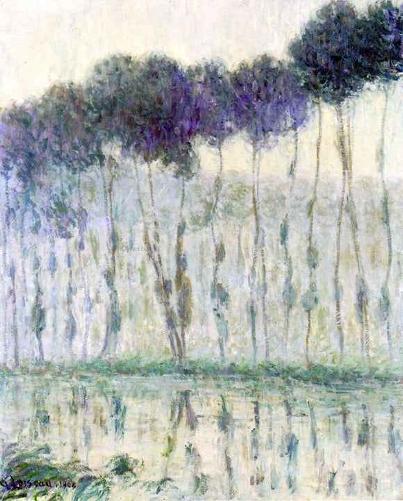 Gustave Loiseau Poplars on the Banks of the Eure - Art Print