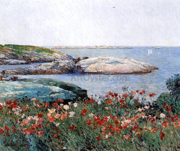  Frederick Childe Hassam Poppies, Isles of Shoals - Art Print