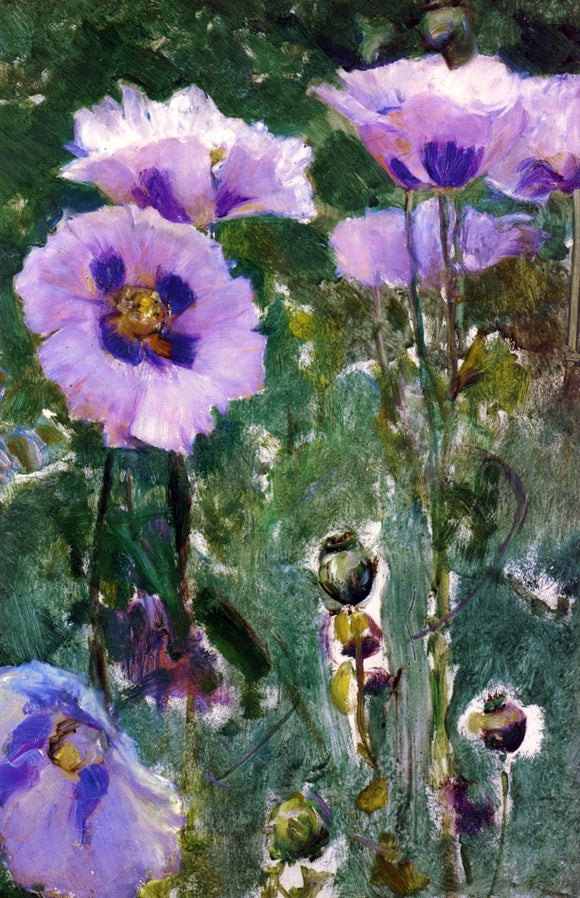  Walter Gay Poppies, Pavillon Colombe - Art Print