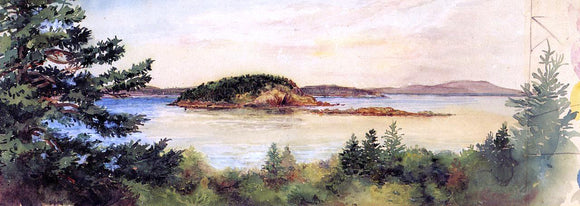  John La Farge Porcupine Island, Bar Harbor, Maine - Art Print
