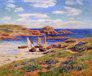  Henri Moret Porspoder, the Port, Finistere - Art Print