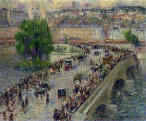  Gustave Loiseau Port Corneille at Rouen - Art Print