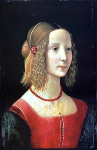  Domenico Ghirlandaio Portrait of a Girl - Art Print