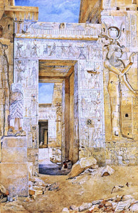  Henry Roderick Newman A Portal of Nectanebus, Philae - Art Print
