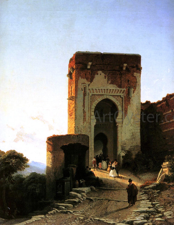  Francois Antoine Bossuet Porte de Justice, Alhammbra, Granada - Art Print