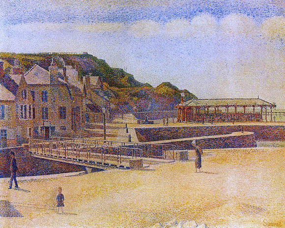  Georges Seurat Port-en-Bessin - Art Print