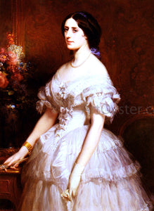  Edouard Louis Dubufe Portrait D'Une Dame - Art Print