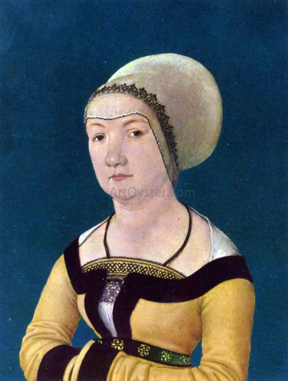  The Elder Hans Holbein Portrait of 34-Year-Old Woman - Art Print