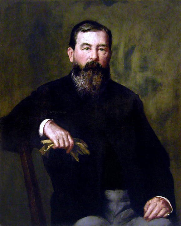  Henry Oliver Walker Portrait of a Bearded Gentleman - Art Print