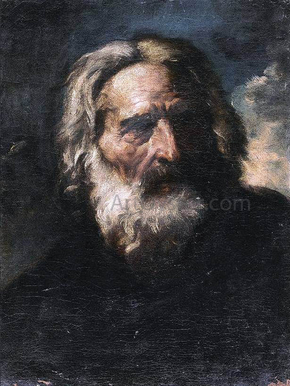  Pier Francesco Mola Portrait of a Bearded Old Man - Art Print