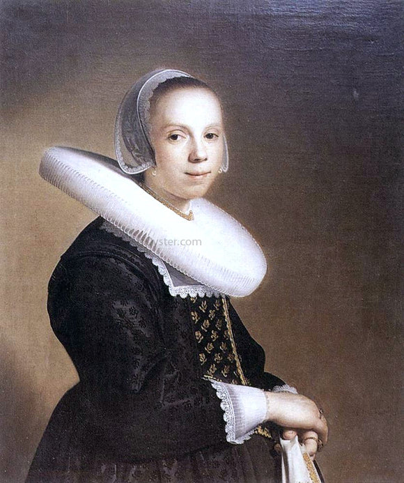  Johannes Cornelisz Verspronck Portrait of a Bride - Art Print