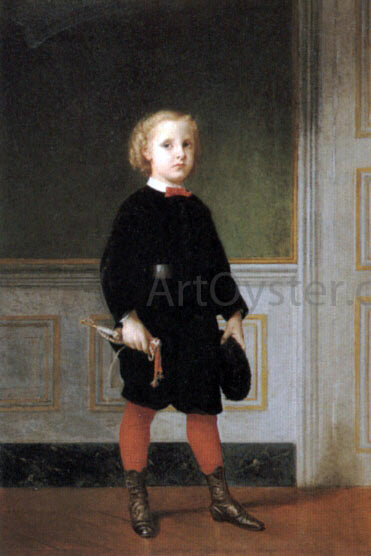  Tony Robert-Fleury Portrait of a Child - Art Print