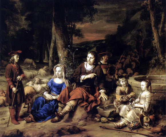  Gerbrand Van den Eeckhout Portrait of a Family - Art Print