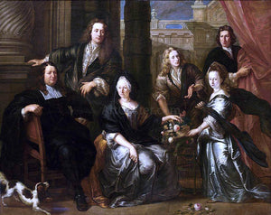  Jan Anthonie Coxcie Portrait of a Family - Art Print