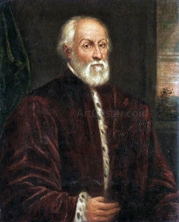  Domenico Robusti Portrait of a Gentleman - Art Print