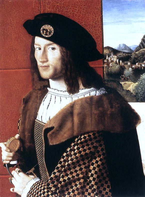  Bartolomeo Veneto Portrait of a Gentleman - Art Print