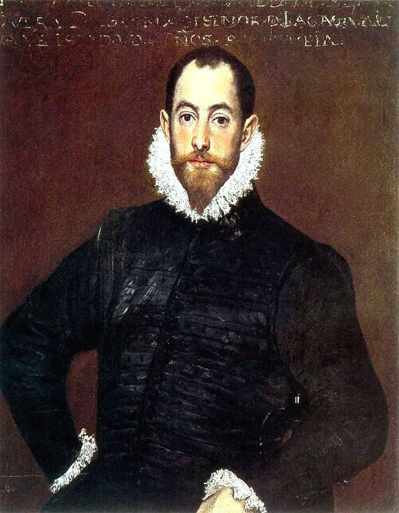  El Greco Portrait of a Gentleman from the Casa de Leiva - Art Print