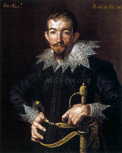  Tanzio Da Varallo Portrait of a Gentleman with a Sword - Art Print