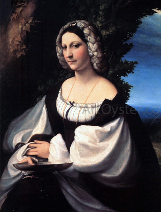  Correggio Portrait of a Gentlewoman - Art Print