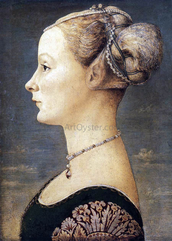  Piero Del Pollaiuolo Portrait of a Girl - Art Print