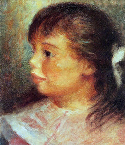  Pierre Auguste Renoir Portrait of a Girl - Art Print