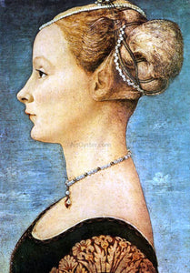  Antonio Pollaiolo Portrait of a Girl - Art Print