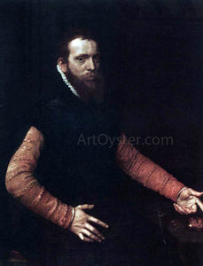  Anthonis Mor Van Dashorst Portrait of a Goldsmith - Art Print