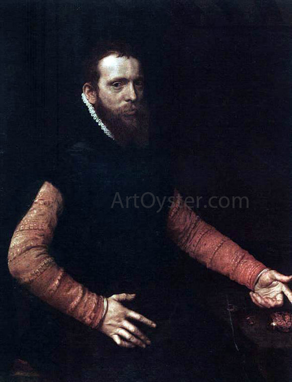  Anthonis Mor Van Dashorst Portrait of a Goldsmith - Art Print