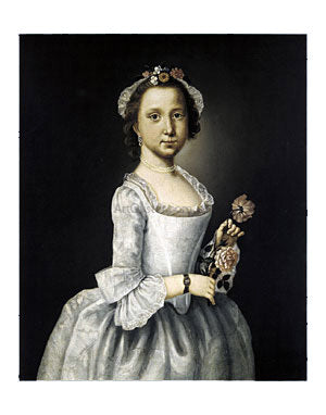  Lawrence Kilburn Portrait of a Lady - Art Print