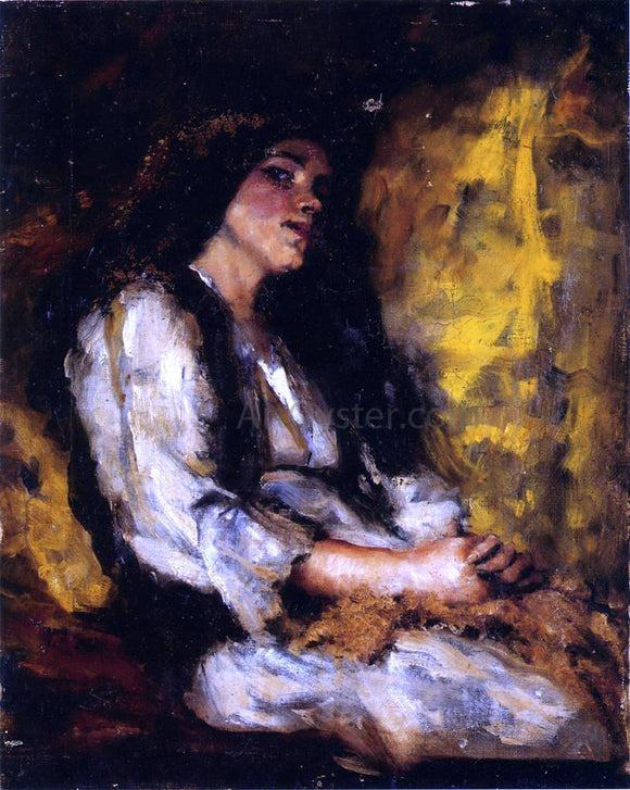  Ralph Wormsley Curtis Portrait of a Lady - Art Print
