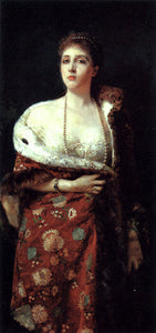  Francesco Paolo Michetti Portrait of a Lady - Art Print