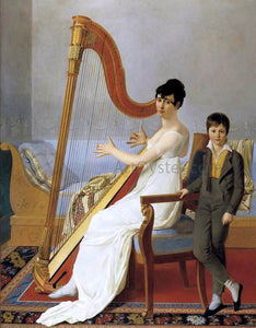  Joseph-Denis Odevaere Portrait of a Lady - Art Print