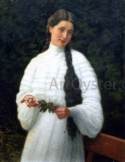  Angelo Morbelli Portrait of a Lady - Art Print